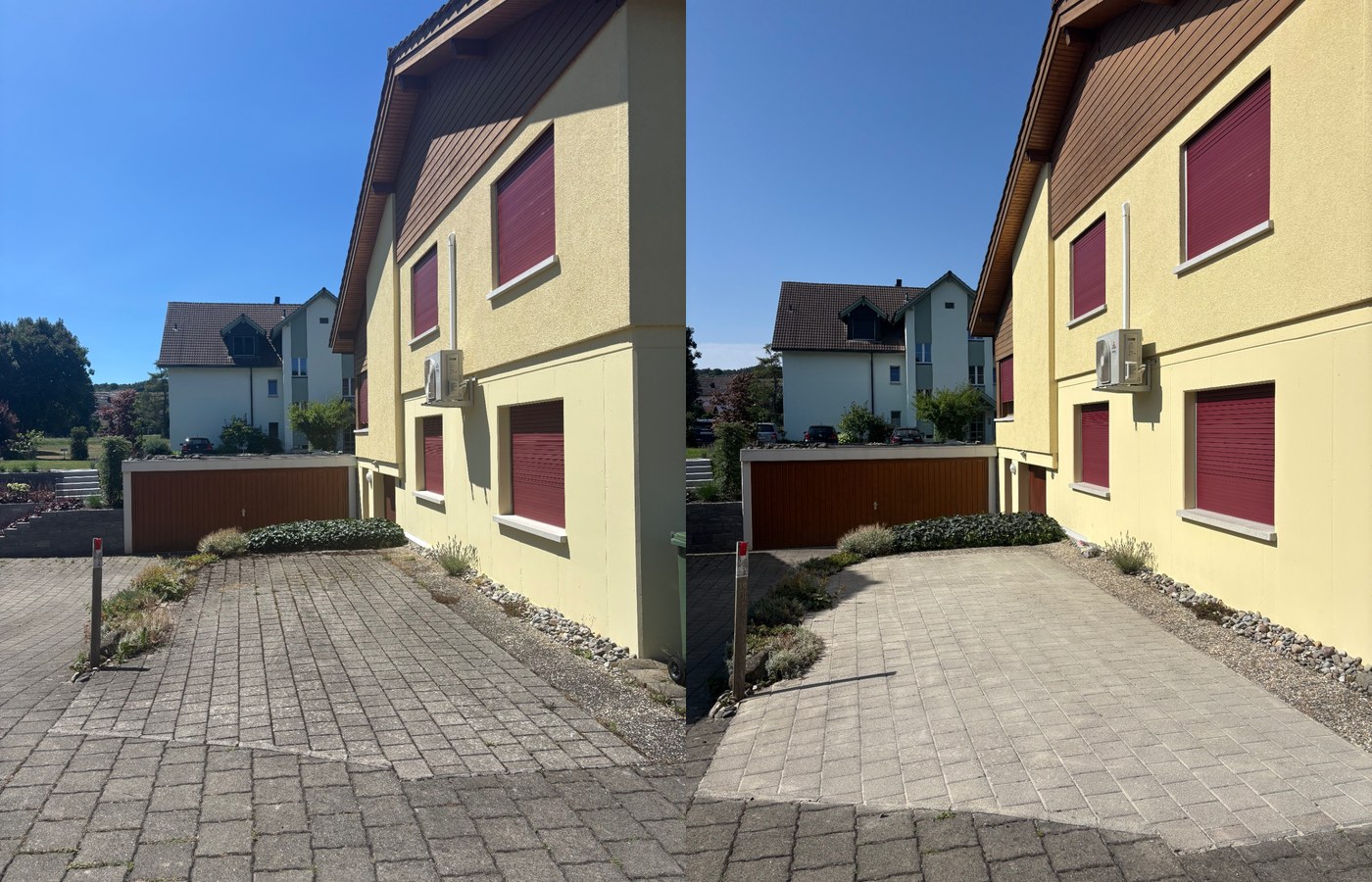 Zufahrt in neuem Licht